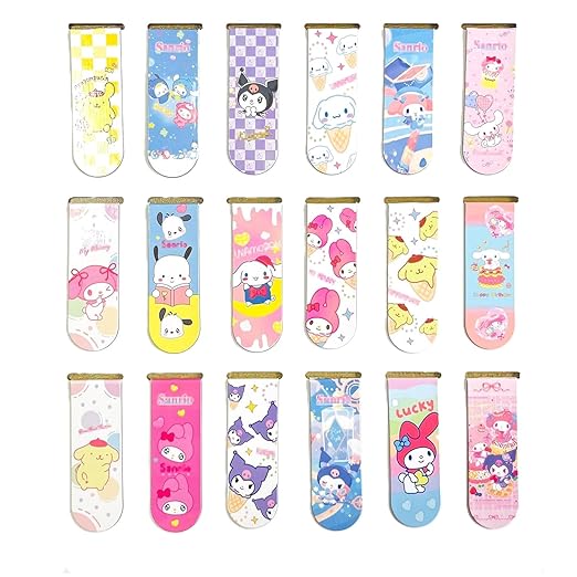 Magnetic Cute Book Mark Pack for kids Pack of 6
