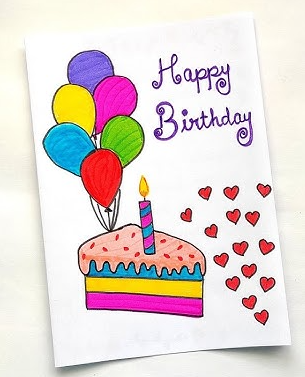 Designer Birthday Greeting Card - 154712 (4x6 Size)