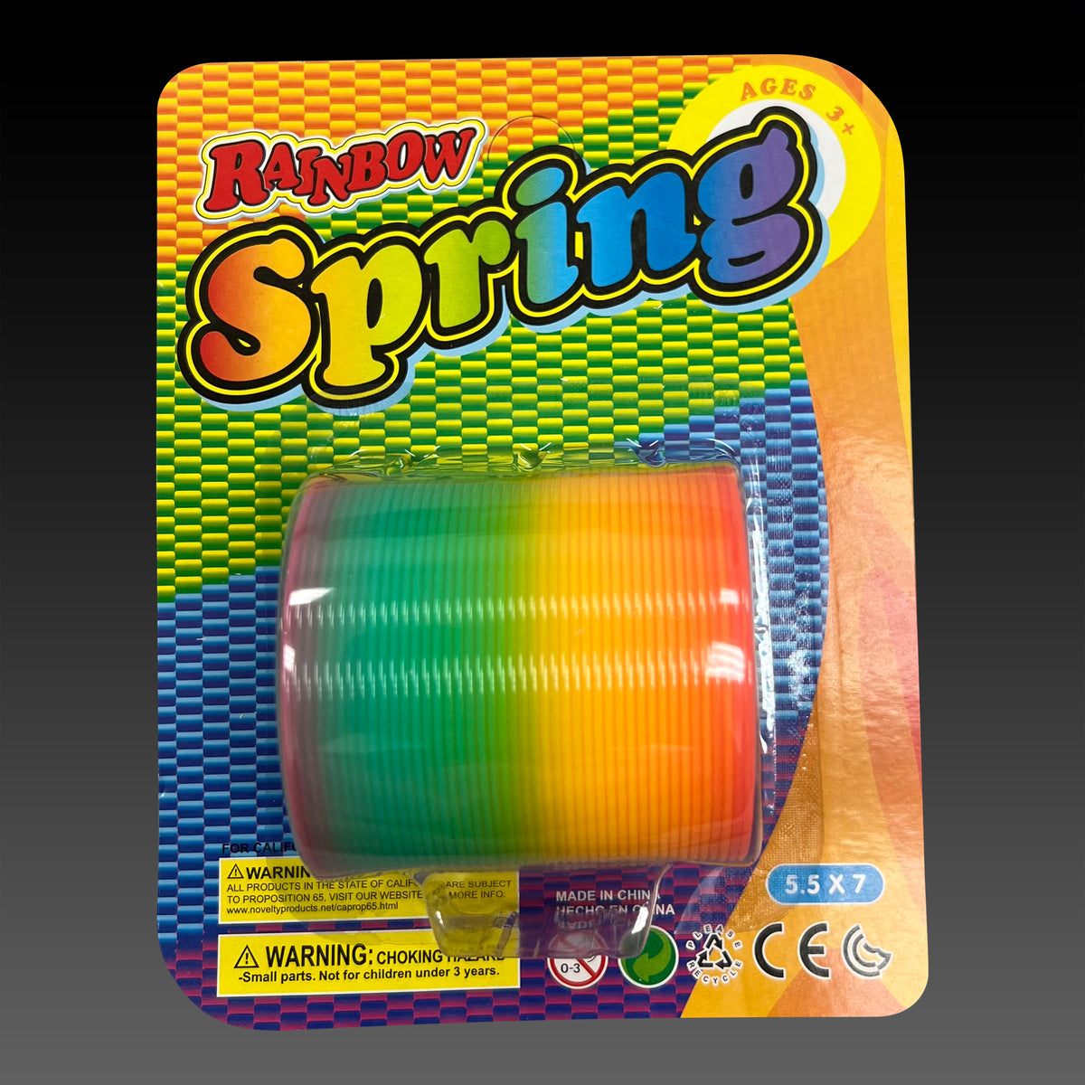 Rainbow Spring Toy for Birthday Return Gift Kids