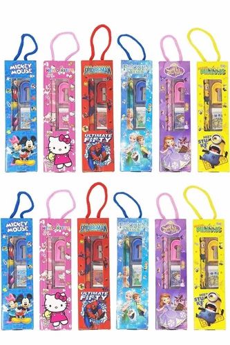 Small Stationery Pack for Return Gift Mix Design - Cars