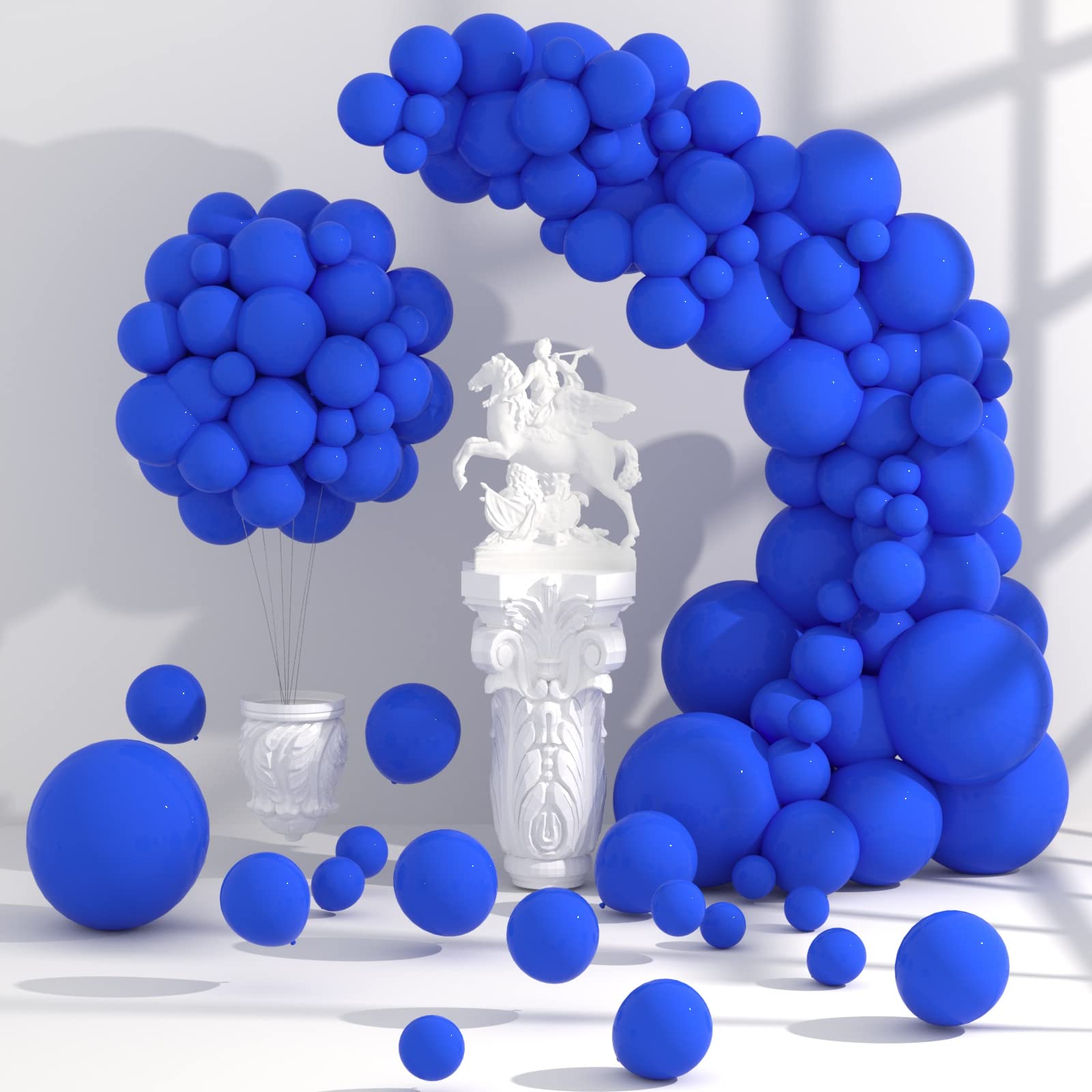 18 inch Pastel Balloons - Blue (Pack of 5)