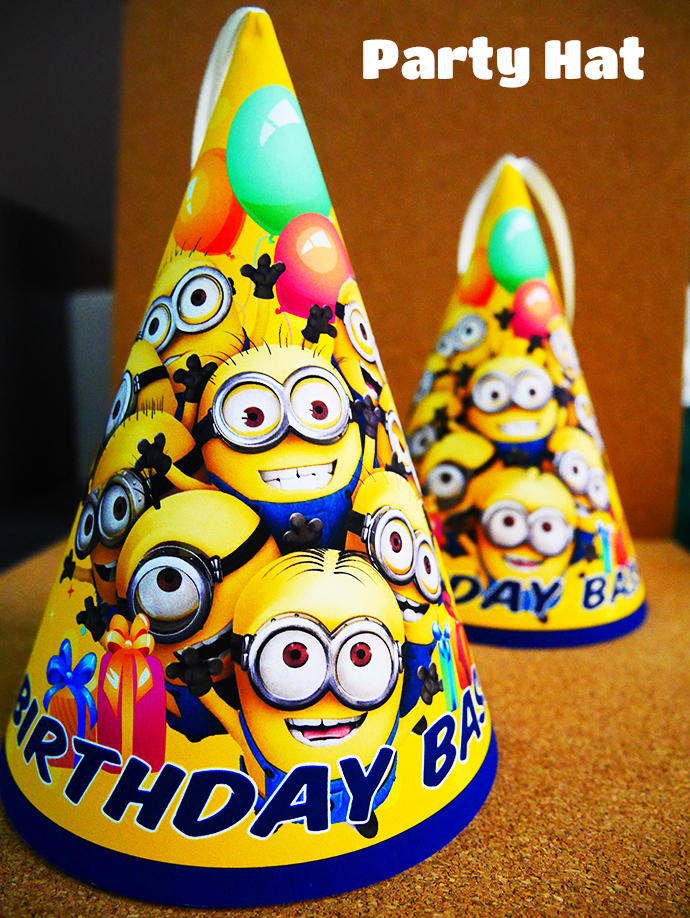 Birthday Cap Pack of 10 - Minion