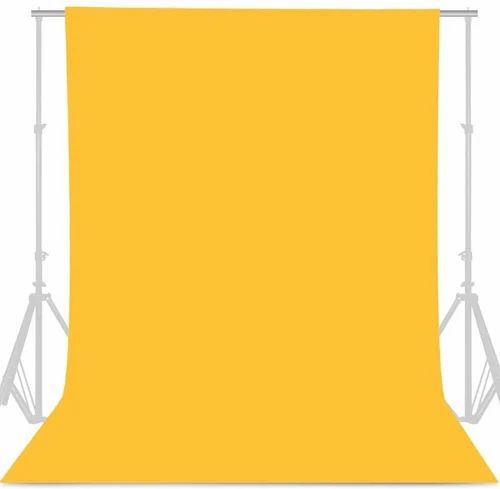 Solid Color Backdrop Cloth 5 x 7 Ft for Photo Booth or Party Stage Background - Yellow