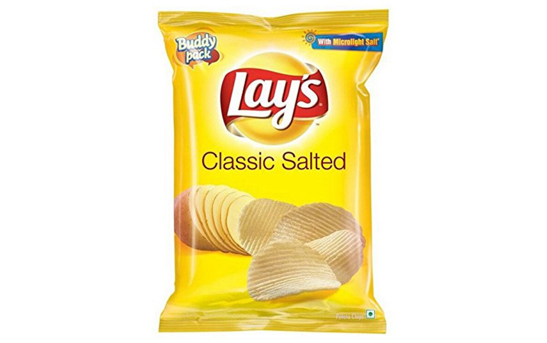 Lay's Chips Packet - Classic Salted (Yellow pack)