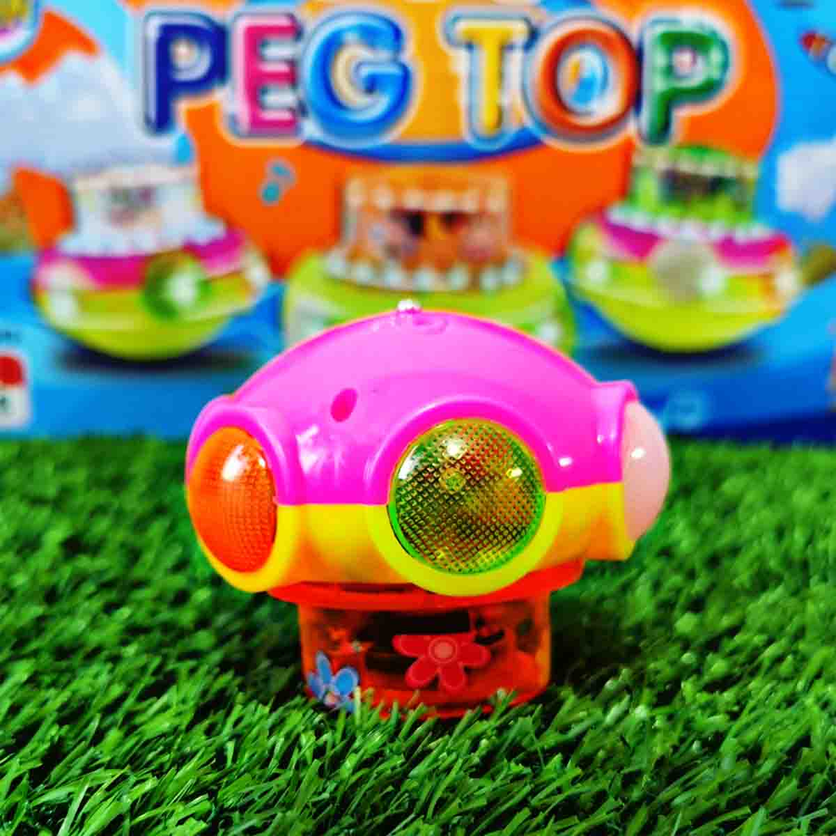 Peg Spinning Lattoo with LED and Key