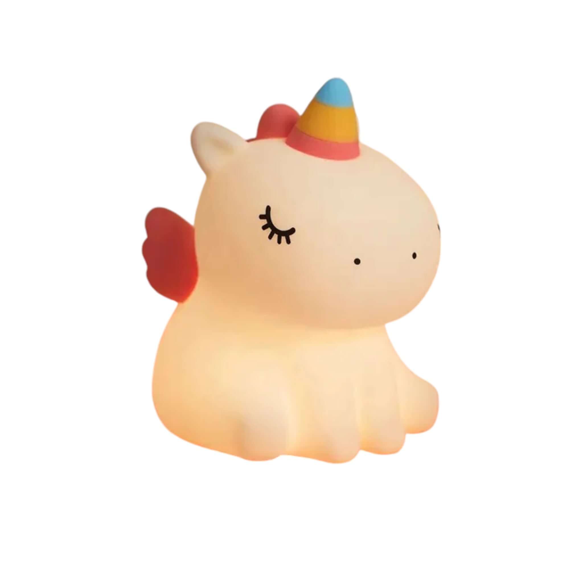 Unicorn Silicon Night Light | Kids Room Night Lamp | Push to Off-On