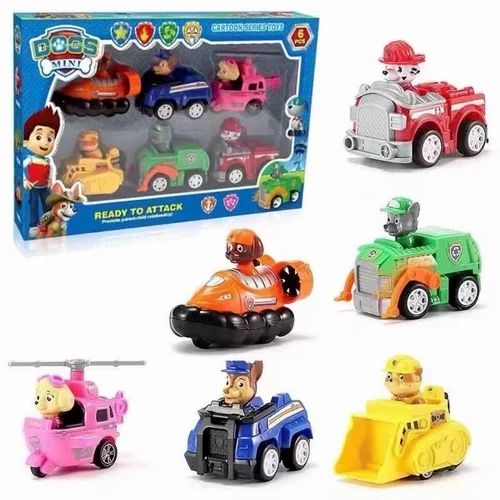 Paw Petrol Car Set | All 6 Characters with Cars | Toy for Kids High Quality Make