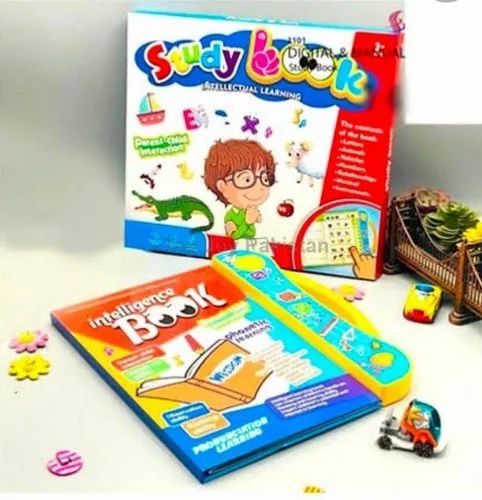 Interactive Sound Book for Kids with Marker (Ages 2–7) Learn Alphabets, Numbers, Shapes & Phonics Educational Talking Book with Music & Touch Features Multicolor Learning Toy for Toddlers