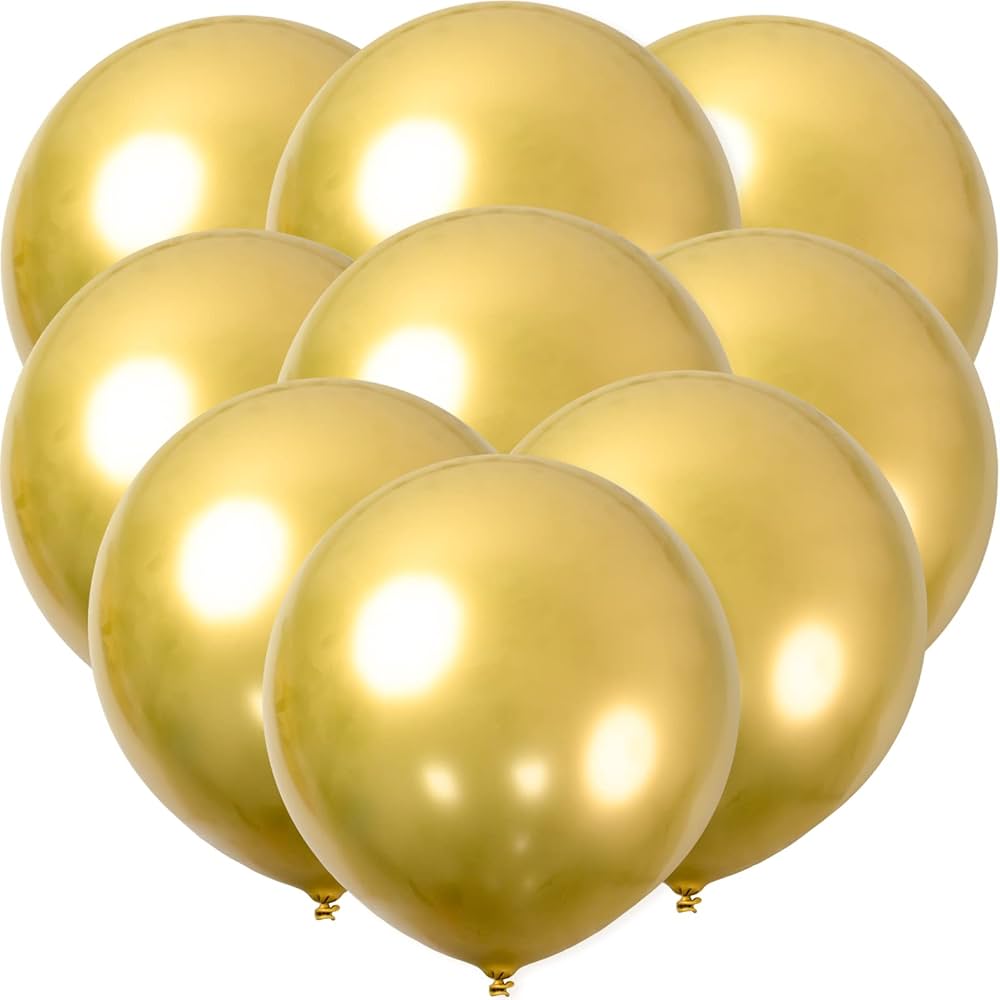 18 inch Pastel Balloons - Golden (Pack of 5)