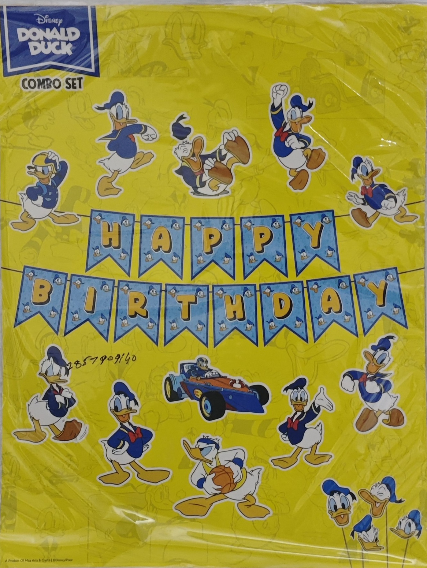 Birthday Celebration Decoration Pack Donald Duck Theme for Kids