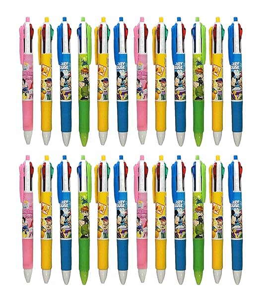 4 in 1 Pen Mix Design (Blue, Red Black and Green)