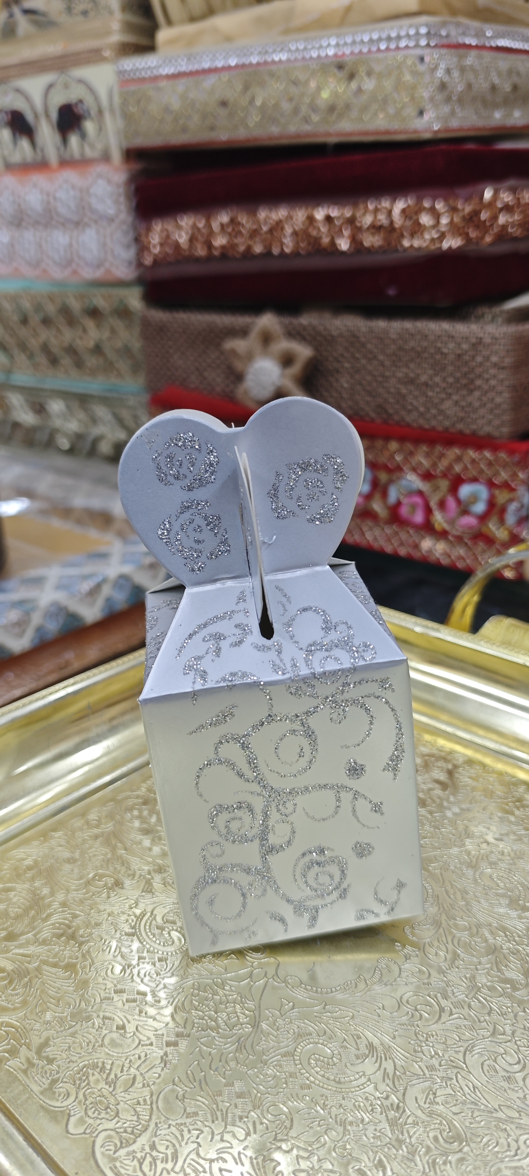 Small Premium Gift Box for Small Items 3 X 3 Inch - Silver