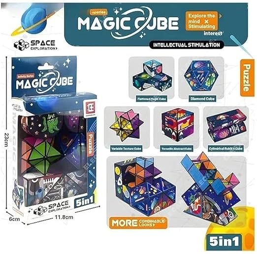Space Exploration Puzzle Set for Kids (4 Puzzle in 1 Box)