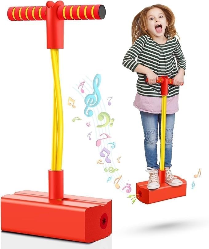 Foam Pogo Jumper for Kids – Indoor & Outdoor Bouncing Toy for Boys & Girls | Fun Jumping Stick for Ages 3+ | Safe, Durable & Supports Up to 250 Lbs | Birthday Gift (Color May Vary)