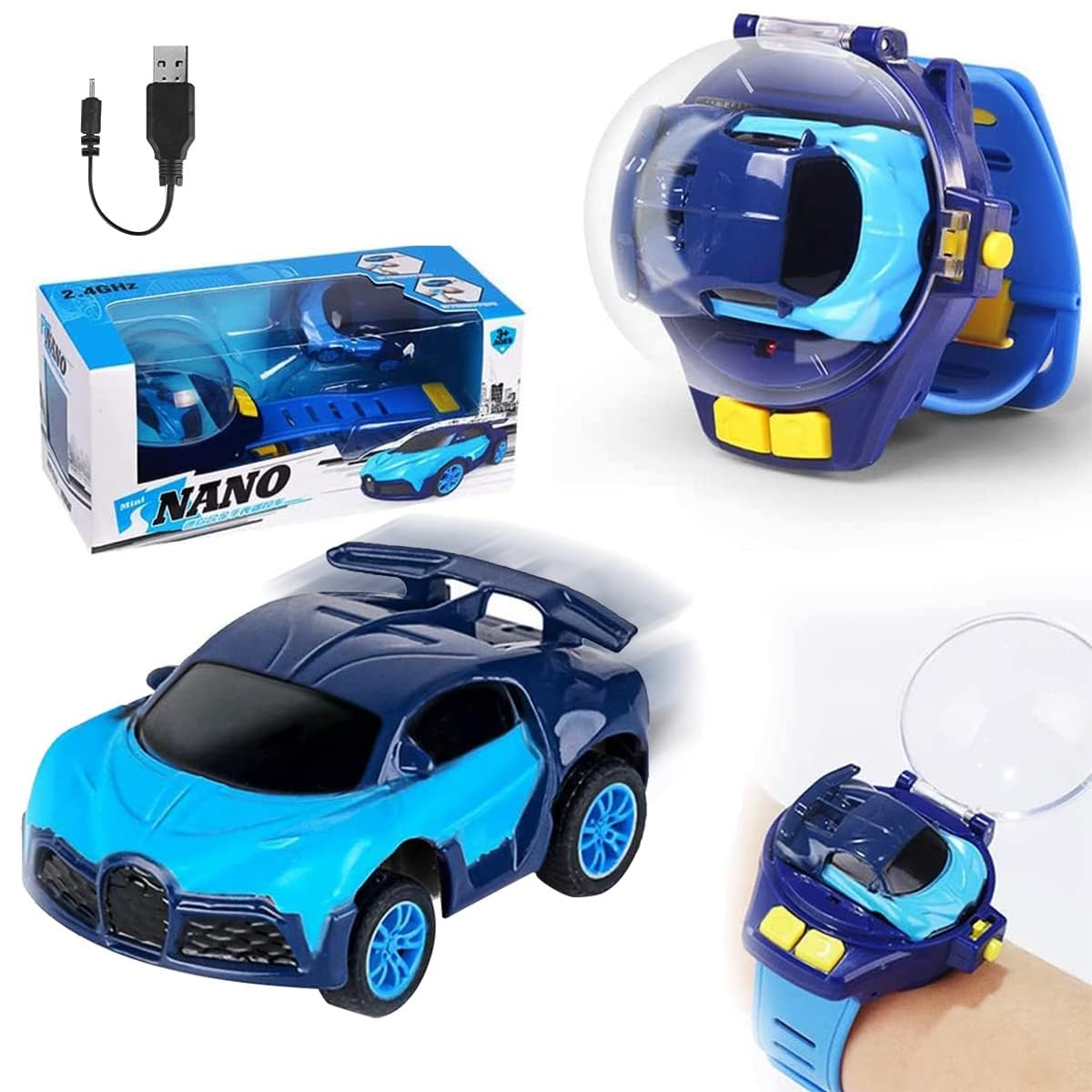 Watch RC Car Mini Racing Car (Car in a Wrist watch) With Remote Control