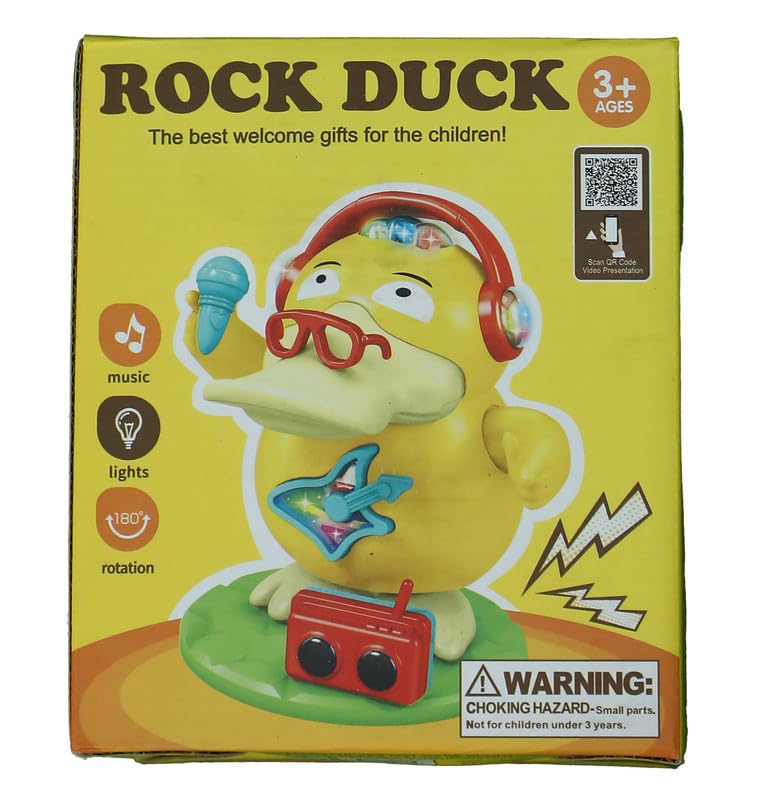 Rock Duck Musical Toy Duck