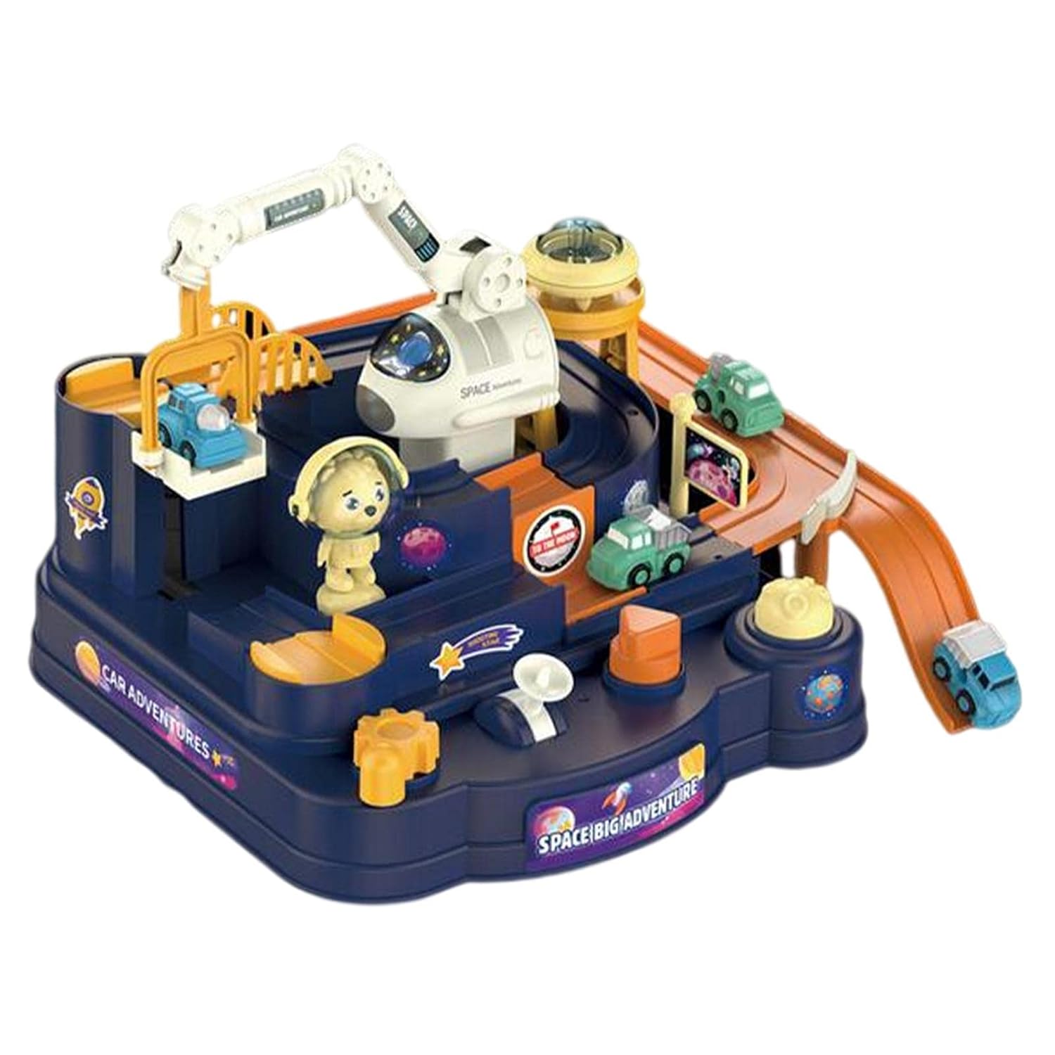 Racing Rail Car Educational Toy Kids Track Adventure Brain Game Track Toy Black | Baby | Toys for Baby |Developmental Baby Toys Game 3+