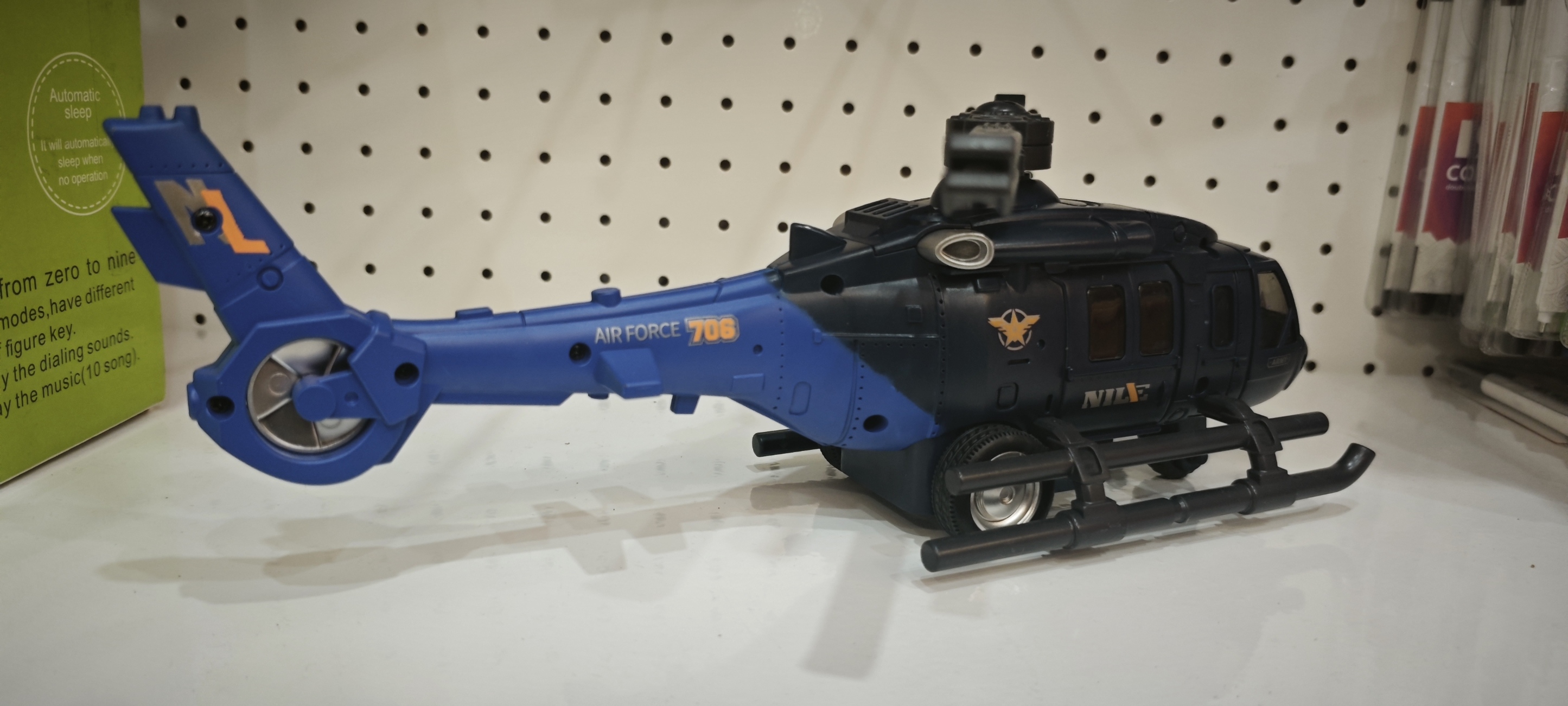 Army Heli Copetr Design Realistic Toy For Kids Non Flying