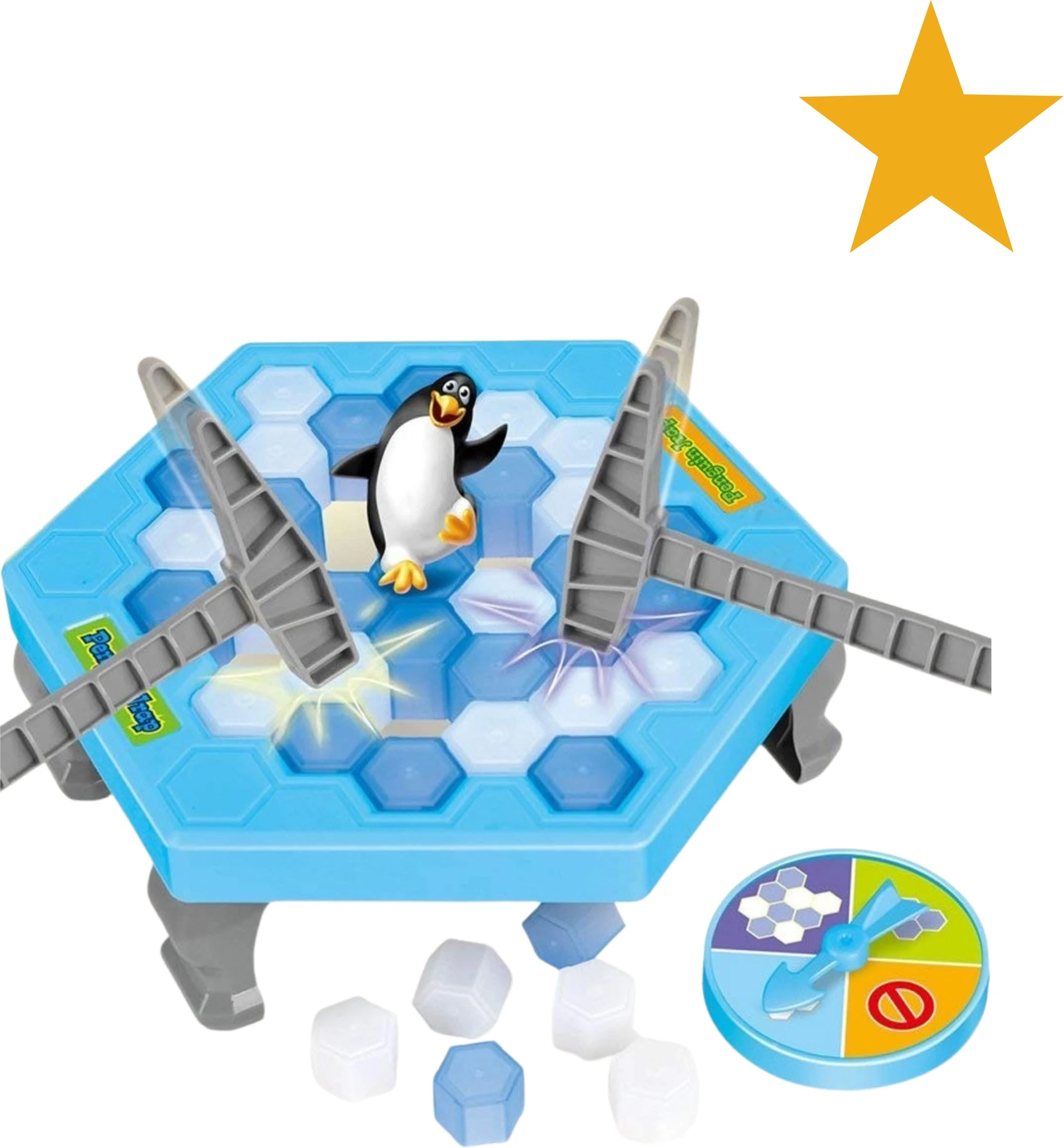 Save the Penguins Toy Hammer Push to Snow Game