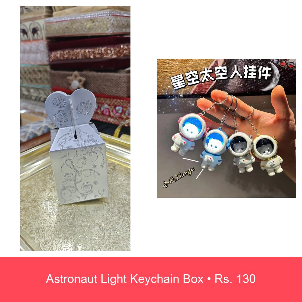 Astronaut Light Keychain Box