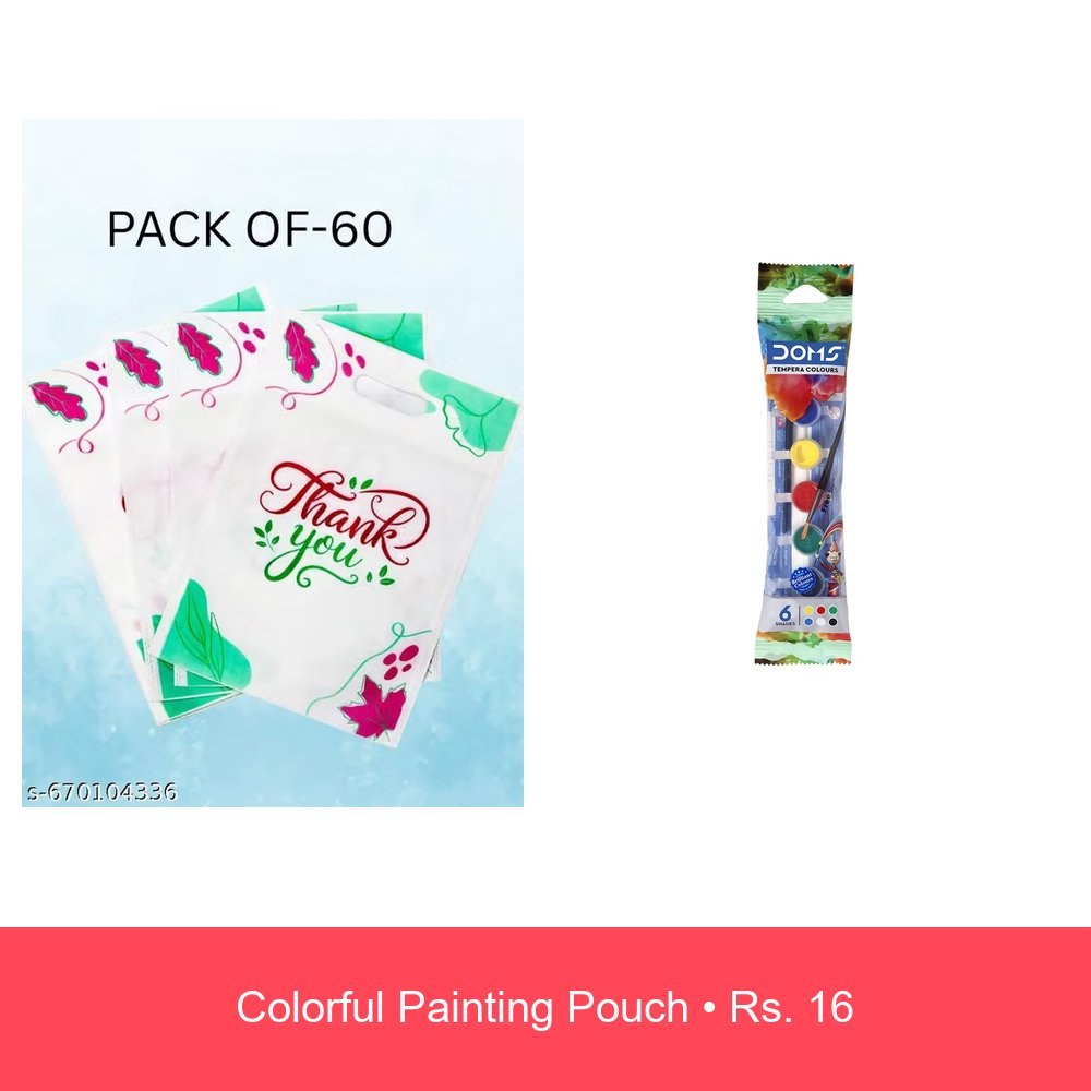 Colorful Painting Pouch