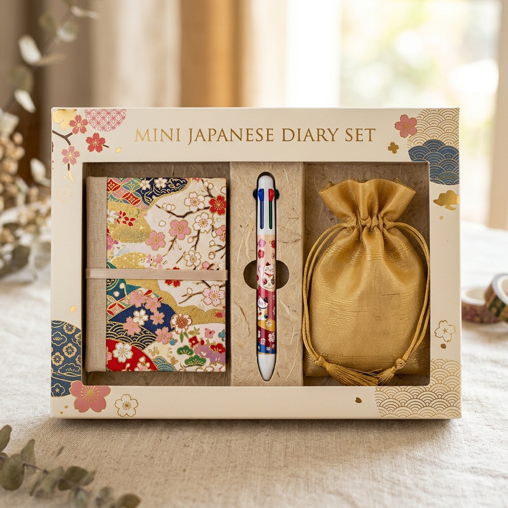 Mini Japanese Diary Set
