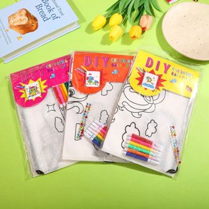 DIY Coloring Backpack for kids