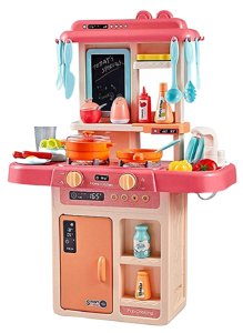 Kids Realistic Kitchen Set Simulator – Ultimate All-in-One Culinary Cooking Toy Kit with Running Water, Lights, Sounds & 40+ Play Accessories