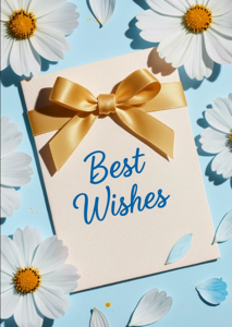 Designer Birthday Greeting Card - 110710 (4x6 Size)