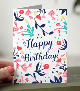 Designer Birthday Greeting Card - 154640 (A4 Large)