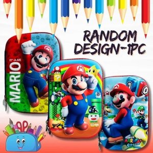 Pencil Box for Kids Stationery supply - Mario
