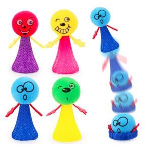 Jumping Spring Toys Popper Smiley Jumper