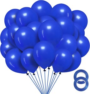 Royal Brand Standard Balloons - Blue (Pack of 25)