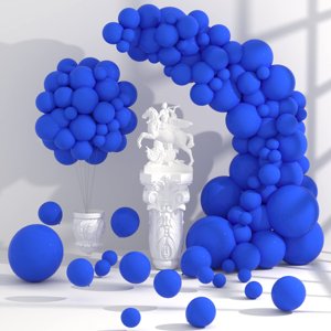 18 inch Pastel Balloons - Blue (Pack of 5)