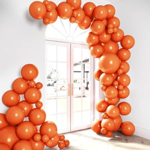 18 inch Pastel Balloons - Orange (Pack of 5)