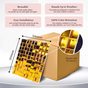 Shimmer Backdrops (3ft By 6ft) - Golden