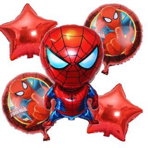 Spiderman Theme Foil Balloon Pack