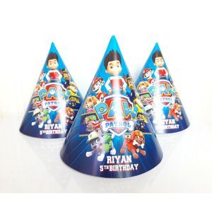 Birthday Cap Pack of 10 - Paw Patrol