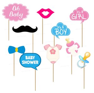 Baby Shower Photo Props for Party and Events