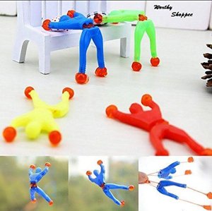 Spiderman Sticky Toy Stick to Any Surface - Joyful Toy for Kids any age Pack of 5