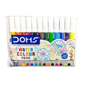 Doms Water Colour Pens - Sketch Mini; 12 Shades