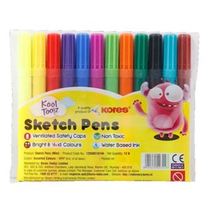 Kores Mini Sketch Pen - 12 Shades