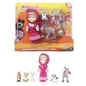 Masha And Bear Figure Collectibles Toys High Quality Collectibles