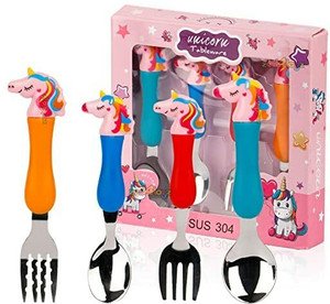 Unicorn Fork Set For Kids Gift Item (Set of 4 Fork)