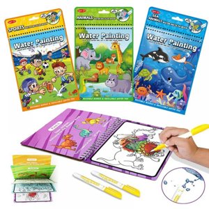 Paint with Water Book Big Size Travel Ready For Kids