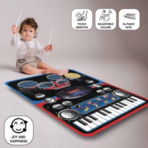 Music Playmat with Drums Kids Toy 2 in 1