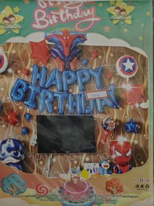 Birthday Celebration Decoration Pack Spiderman Theme for Kids