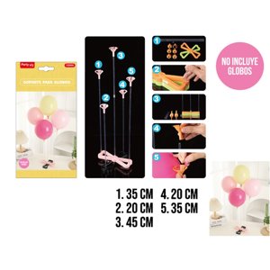 Balloon Floating Stand on Table for Party Decoration - Black