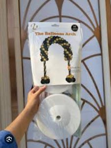 Porol Full 150 cm Balloon Arch Maker DIY Kit - Strong Steel Made (Without Balloons)