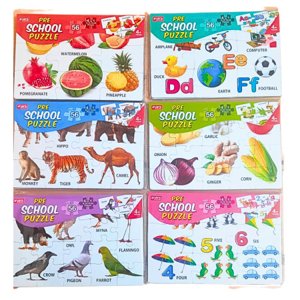 Aryans Pre School Puzzle Pvc (Any 4 Design) - Single Piece